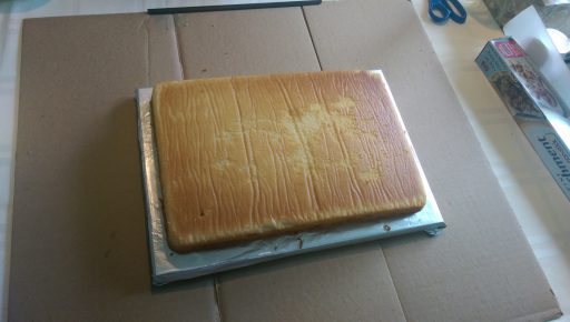 Powergrid cake - blank sheet cake